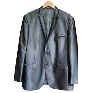 MADISON Men's Silver with Black Trim Dinner Jacket Size 44 Long
